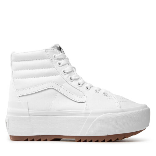 Vans canvas sk8-hi white outlet