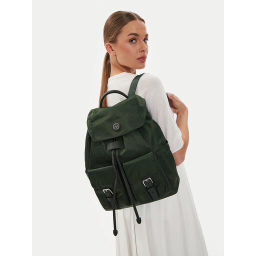 Ryggsack Tory Burch Virginia Flap Backpack 85061 Gron