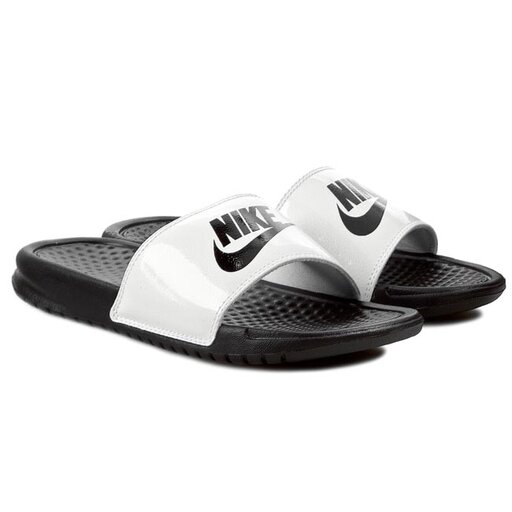 Ciabatte Nike Benassi Just Do It 555628 100 White Black