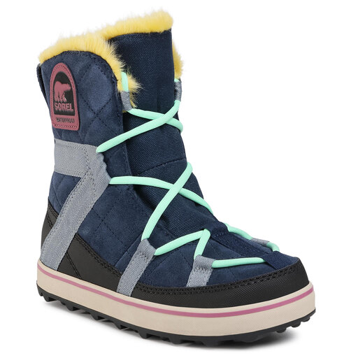 Schneeschuhe Sorel Glacy Explorer Shortie NL2079 Dunkelblau eschuhe