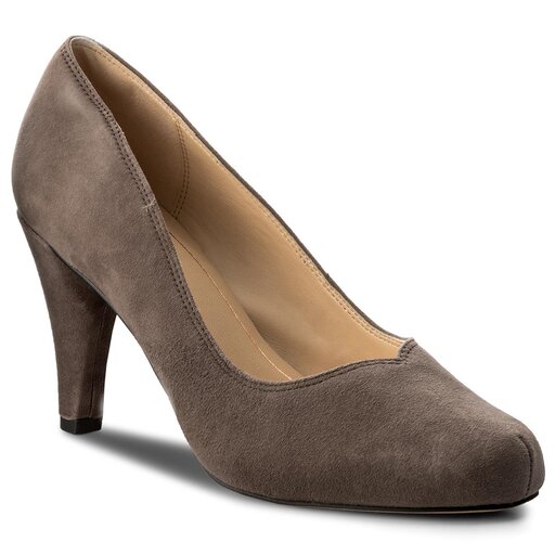Polobotky Clarks Dalia Rose 261322694 Taupe Suede eobuv.cz