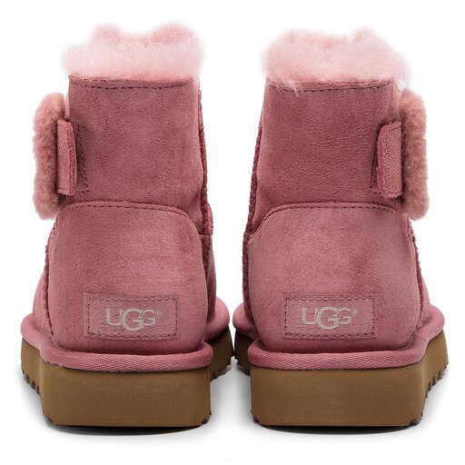 Śniegowce Ugg W Mini Bailey Fluff Buckle 1104182 Różowy eobuwie