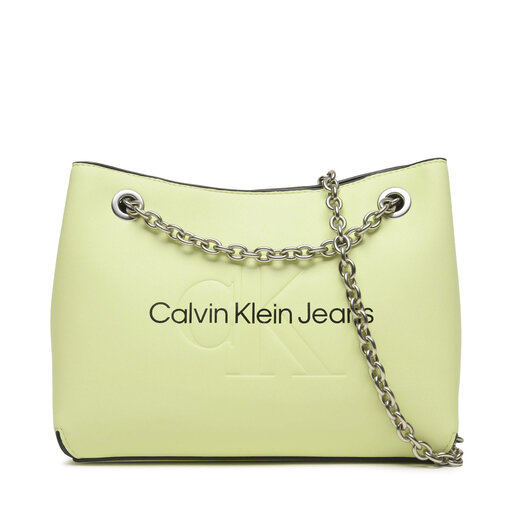 Calvin Klein Sculpted Shoulder Bag24 Mono Black/Metallic Logo K60K607831 -  Майка calvin klein блузка блуза - 0GL