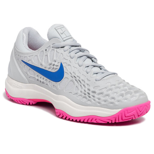 Gobernable Entretener sol Zapatos Nike Air Zoom Cage 3 Hc 918199 003 Pure Platinum/Racer Blue •  Www.zapatos.es