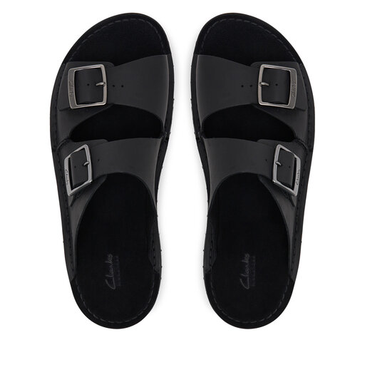Clarks｜SANDALS (Solsbury Strap (26180885)) Clarks Solsbury Strap Black Leather 26180885 UK 4-13 | eBay