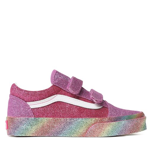Vans old skool glitter rosa top
