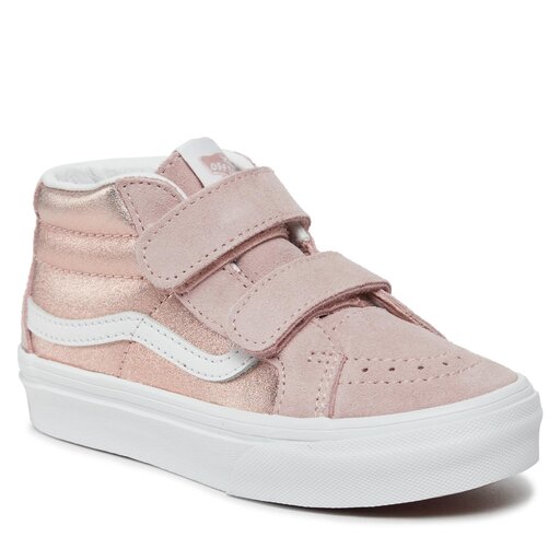 Vans rose shop gold shoes