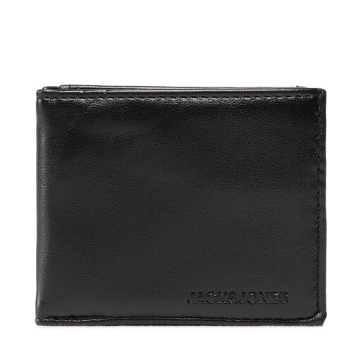 Cartera grande para hombre Jack Jones Jaczack Wallet 12213118 Negro zapatos.es