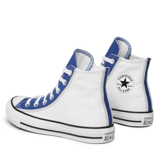 Converse blue online with white stars