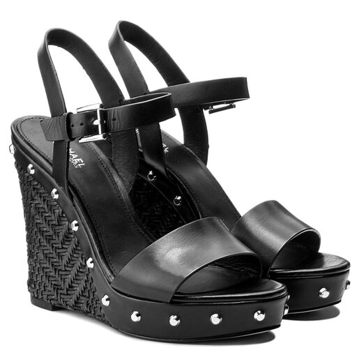 Michael michael kors ellen leather wedge outlet