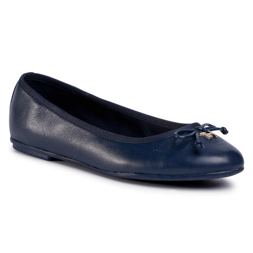 Tommy hilfiger ballerina navy clearance