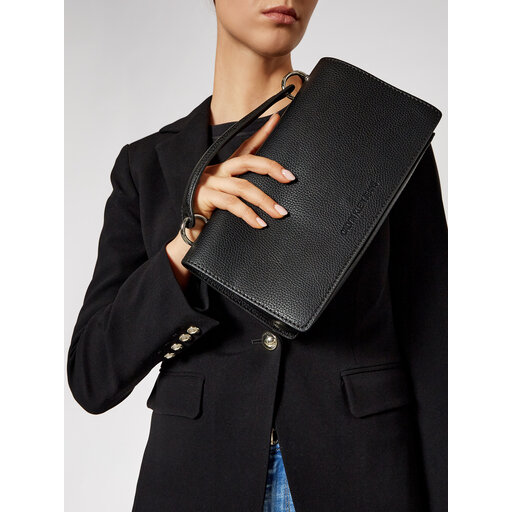 Handtasche Calvin Klein Jeans Flap Crossbody K60K607847 Schwarz