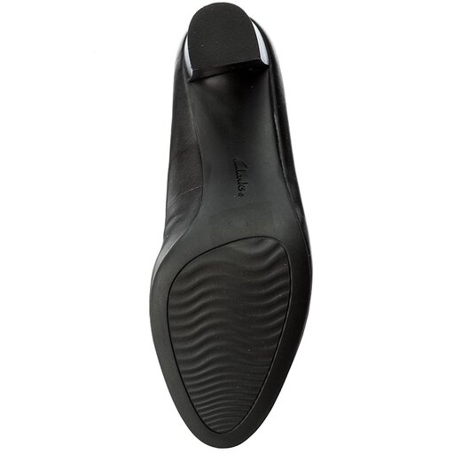 Pantofi Clarks Chryssa Ari 261279364 Black Leather epantofi.ro