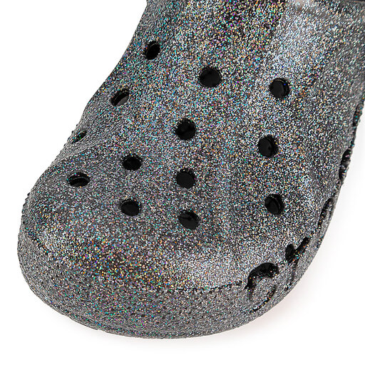 ◆CROCS◆ Public Baya Glitter Clog BK 24SUCL205925 Klapki Crocs BAYA GLITTER CLOG 205925-001 Czarny | eobuwie