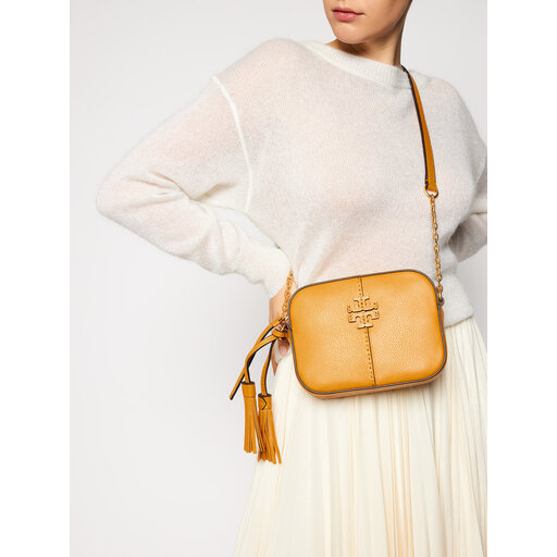 Bolso Tory Burch Mcgraw Camera Bag 64447 Amarillo