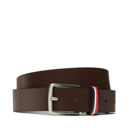 Ceinture enfant Tommy Hilfiger Leather Belt AU0AU01677 Marron chaussures