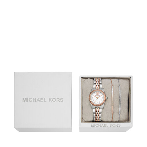 Uhr und Armband Set Michael Kors Lexington MK4817SET WeiB eschuhe