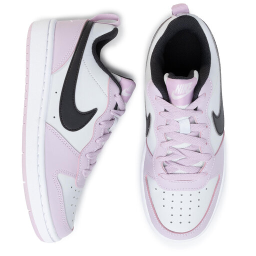 Batai Nike Court Borough Low 2 (GS) BQ5448 005 Photon Dust/Off Noir •  Www.eavalyne.lt