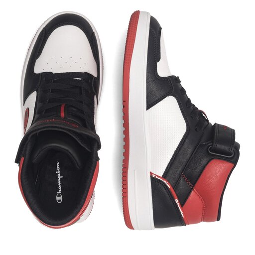 S32413-KK003 Mid Black/White/Red Gs Rebound B Champion 2.0 Sneakers
