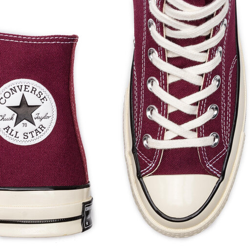 Sneakers aus Stoff Converse Chuck 70 Hi 162051C Dunkelrot