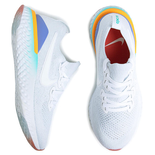 Schuhe Nike Epic React Flyknit 2 BQ8927 104 White White Hyper Jade
