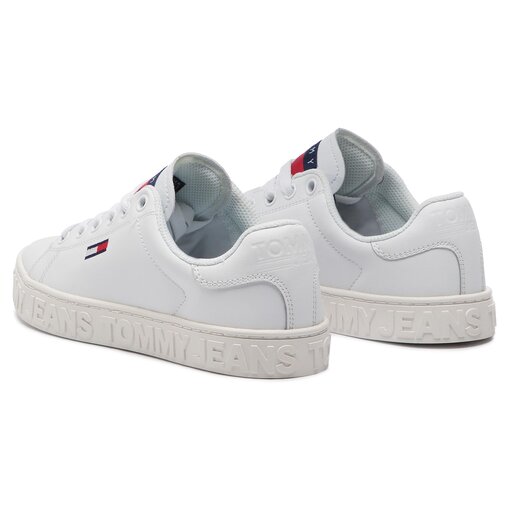 Sneakersy tommy jeans cool tommy jeans sneaker en0en00401 white 100 sale