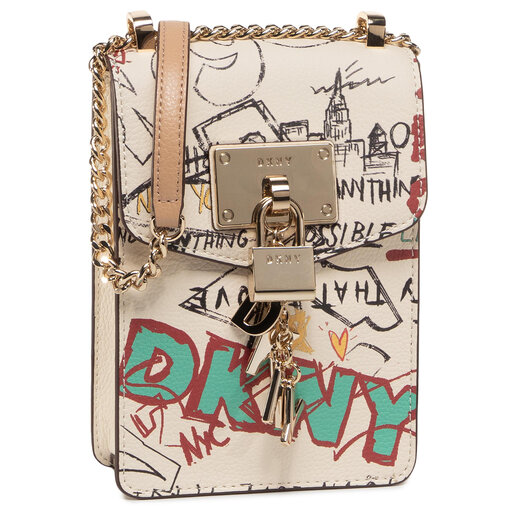 Torebka DKNY Elissa R81EH442 Beżowy | eobuwie.com.pl