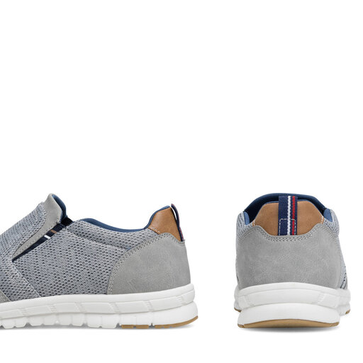 Canvas Graue Stoff Sneaker Sneakers Aus Stoff Go Soft 21S034 Grau