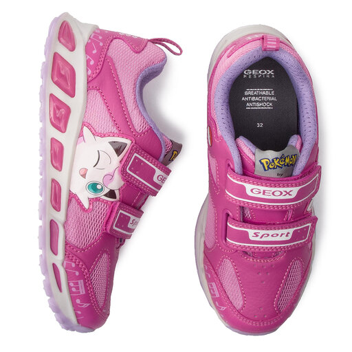 Sneakers Geox J Shuttle G. D J8206D 014BU C8230 D Rose chaussures