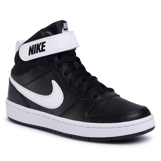 nike court borough mid schwarz