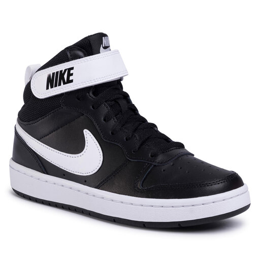 Impedir Asia intercambiar Zapatos Nike Court Borough Mid 2 (GS) CD7782 010 Black/White •  Www.zapatos.es
