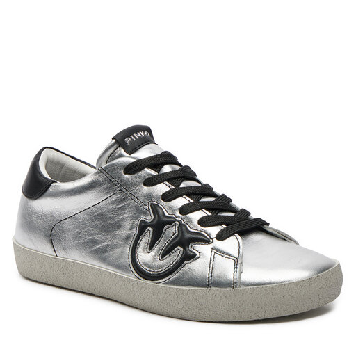 Sneakers Pinko Seattle AI 23-24 BLKS1 101631 A12P Argintiu