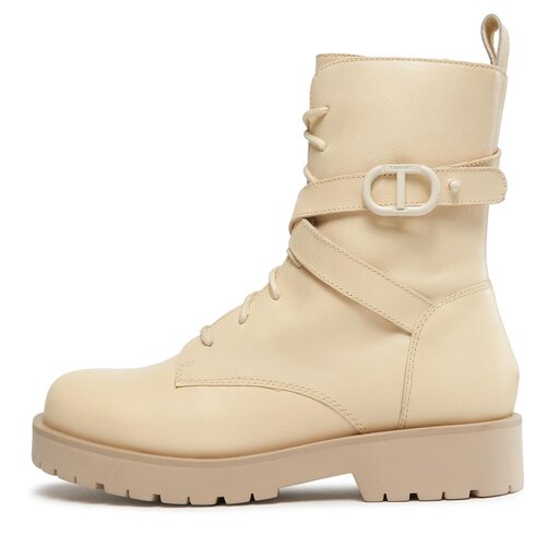 Scarponcini TWINSET 232TCP050 Ecru it.eschuhe.ch