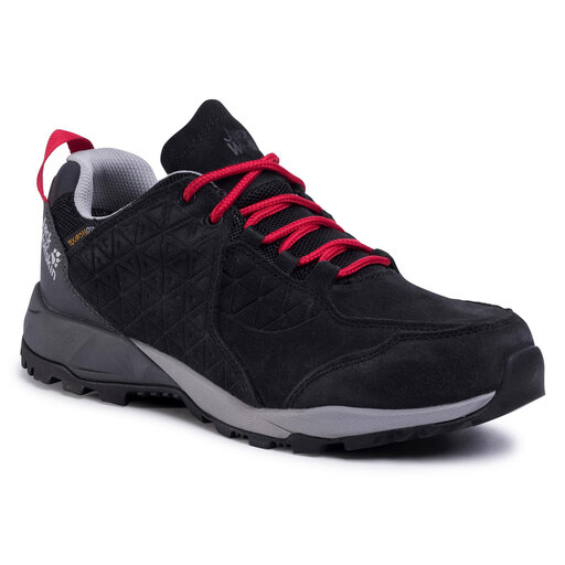 Trekkingi Jack Wolfskin Cascade Hike Lt Texapore Low M 4035481 Czarny eobuwie .pl