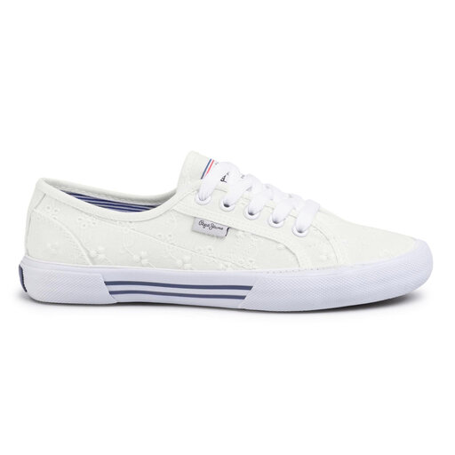 Tennis Pepe Jeans Aberlady Angy 20 PLS30948 White 800 fr.eschuhe.ch