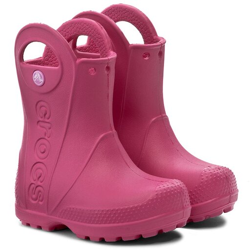 Crocs pink rain boots deals