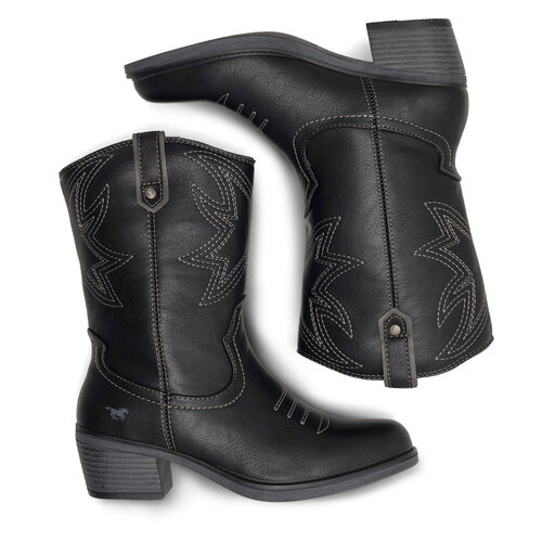 Santiags Mustang 1478 503 Noir chaussures