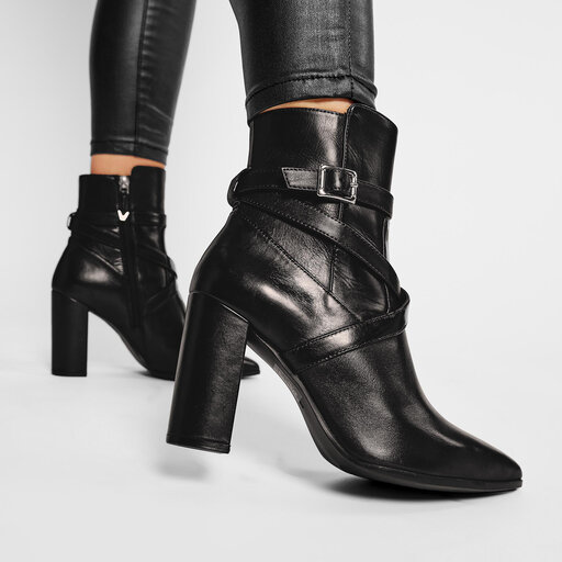 Leather Bruno Premi Stiefelette Schwarz Stiefeletten Bruno Premi