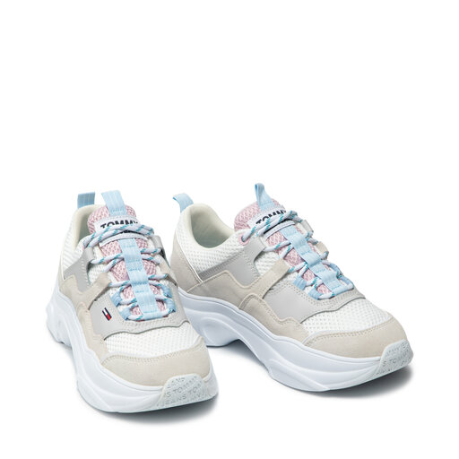 Laisvalaikio batai Tommy Jeans Lightweight Shoe EN0EN01436 Ivory YBI •  Www.eavalyne.lt