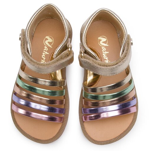 Sandalen Naturino Rubino Laminato 0010502518.01.1Q14 M Platino