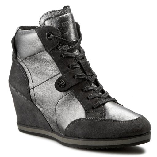 Sneakers Geox D Illusion A D4454A C1G9A Gun/Anthracite • Www.zapatos.es