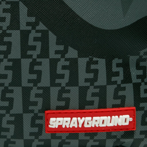 Sprayground Backpack Split Infinity Check in Grey