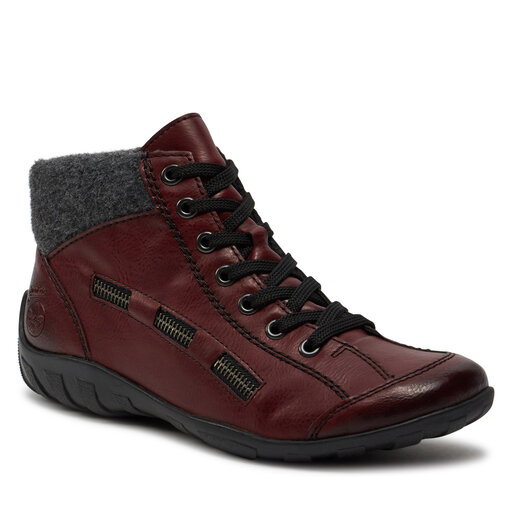 Rieker Stiefeletten Rieker Winterschuhe Damen Rot Rieker