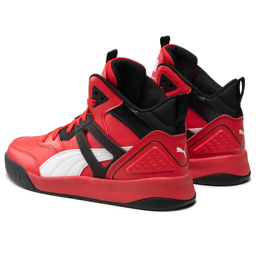 Laisvalaikio batai Puma Backcourt Mid 374139 09 High Risk Red/White/Black •  Www.eavalyne.lt