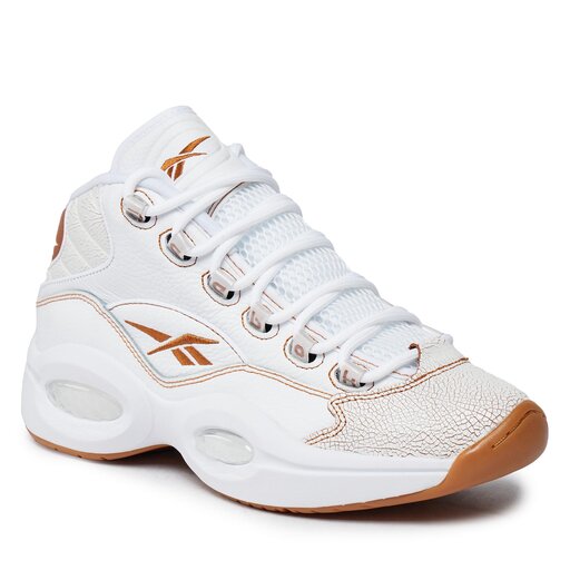 Reebok question mid all white sales