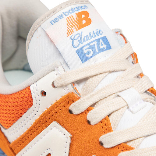 Sneakers New Balance WL574VI2 Orange • Www.chaussures.fr