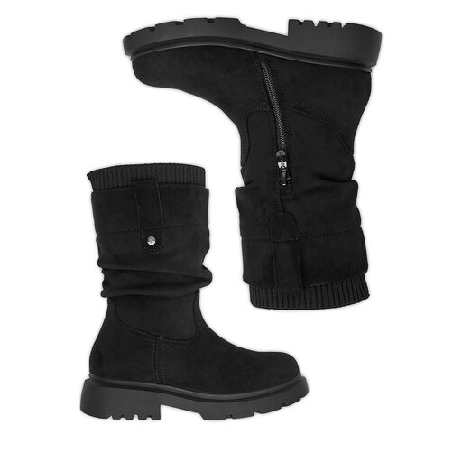 Kozaki DeeZee CEO-CS6587-03 Czarny | eobuwie.com.pl