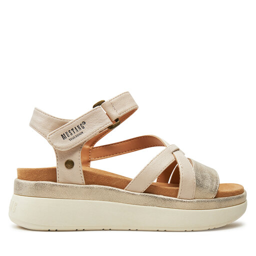 Sandalen Mustang 1493803 Beige eschuhe.at
