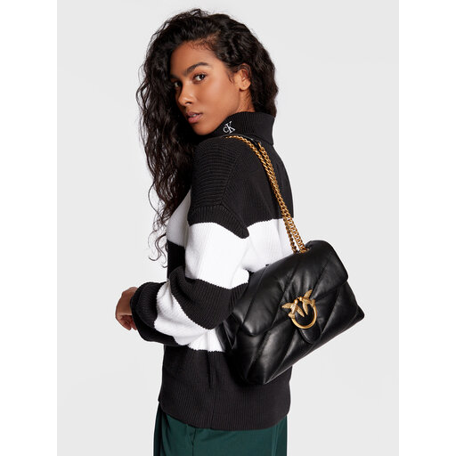 Handtasche Pinko Love Classic Puff Maxi Quilt 8 Cl AI 22 23 PLTT 1P22U7 A03J Schwarz eschuhe