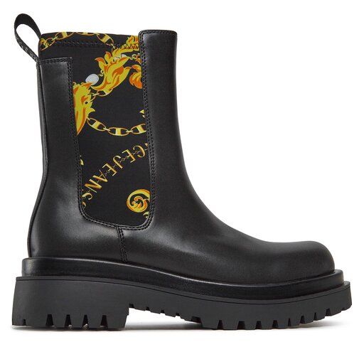 Klassische Stiefeletten Versace Jeans Couture 75VA3S60 Schwarz eschuhe